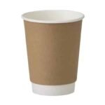 12oz Double Wall Cups   Kraft (500)