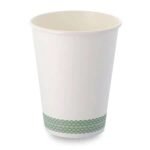 12oz Single Wall Compostable Edenware White Cups (1000)