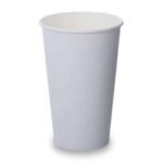 16oz Single Wall White Paper Cups (100)