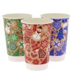 16oz Vegware Double Wall Christmas Cups   400