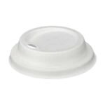 6/8oz White Moulded Fibre Sip Lid   500