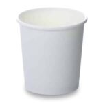6oz Single Wall White Paper Cups (100)