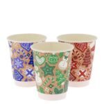 8oz Vegware Double Wall Christmas Cups   500
