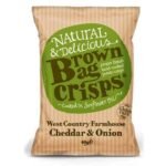 Brown Bag Farmhouse Cheddar & Onion Crisps (20 x 40g)