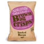 Brown Bag Smoked Bacon Crisps (20 x 40g)