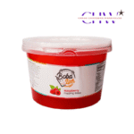 Boba Lish Strawberry Popping Boba Pearls for Bubble Tea 2.1kg