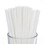 Paper Smoothie Straws   White (250)