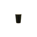 Black Ripple Cups – Triple-Wall Insulation
