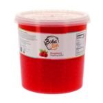 Boba Lish Raspberry Popping Boba Pearls for Bubble Tea 3.4kg