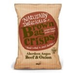 Brown Bag Beef & Onion Crisps (20 x 40g)