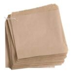 Flat Kraft Paper Bags   Medium (1000)