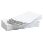 V Fold Hand Towels   White (3000)